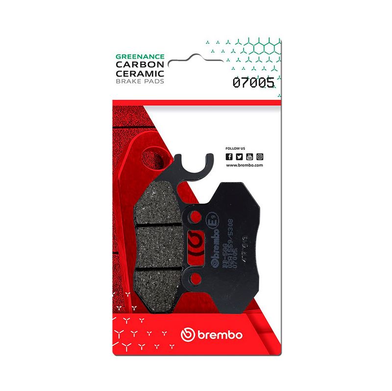 Bremsbelagsatz, Scheibenbremse BREMBO 07005