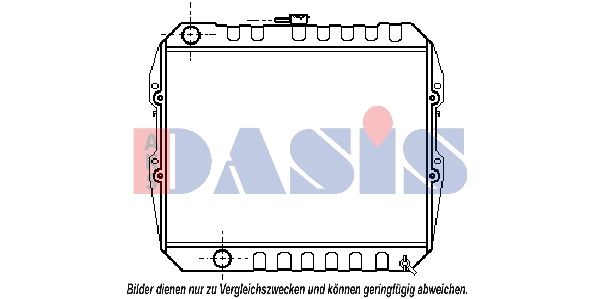 Kühler, Motorkühlung AKS DASIS 213060N