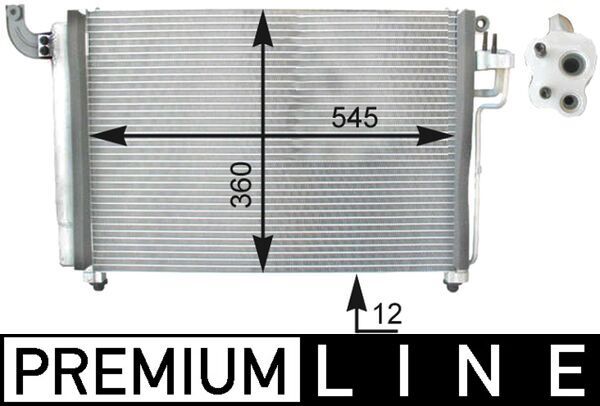 Kondensator, Klimaanlage MAHLE AC434000P