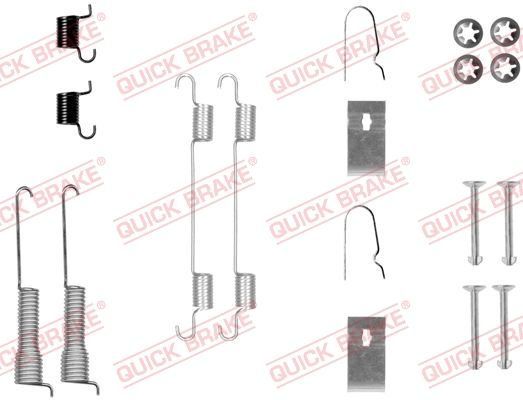Zubehörsatz, Bremsbacken QUICK BRAKE 105-0800