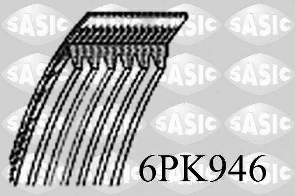 Keilrippenriemen SASIC 6PK946