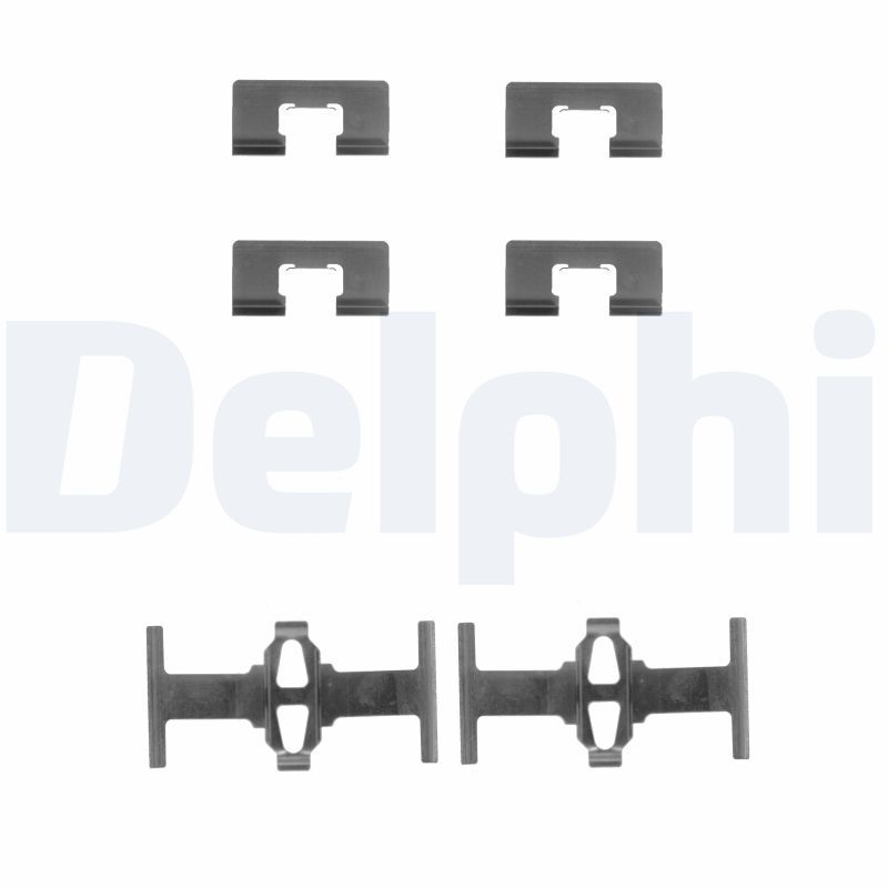 Zubehörsatz, Scheibenbremsbelag DELPHI LX0197