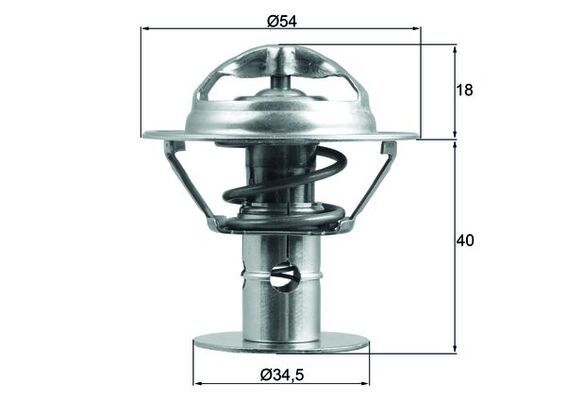 Thermostat, Kühlmittel MAHLE TX18086D