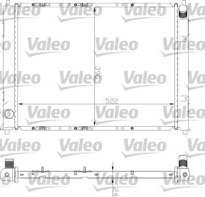 Kühler, Motorkühlung VALEO 734354