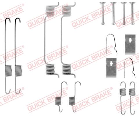 Zubehörsatz, Bremsbacken QUICK BRAKE 105-0700