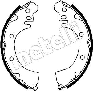 Bremsbackensatz METELLI 53-0252