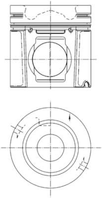 Kolben KOLBENSCHMIDT 99374600