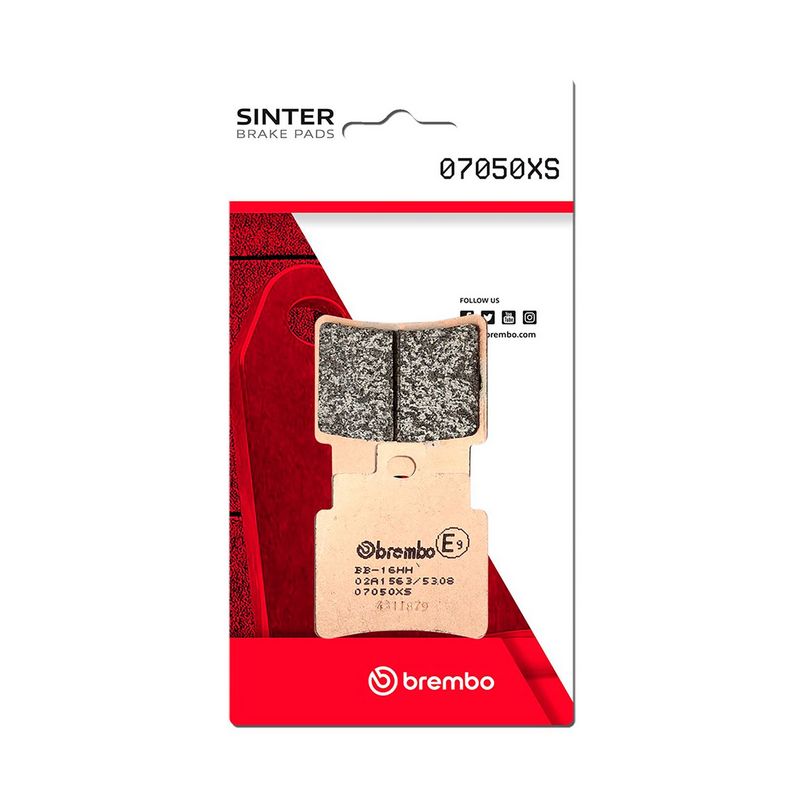 Bremsbelagsatz, Scheibenbremse BREMBO 07050XS