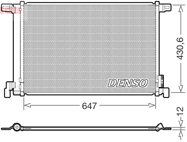 Kondensator, Klimaanlage DENSO DCN02050