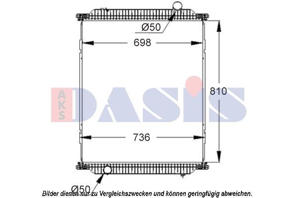 Kühler, Motorkühlung AKS DASIS 390008S