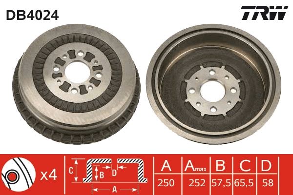 Bremstrommel TRW DB4024