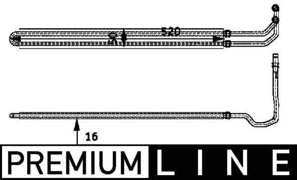 Ölkühler, Lenkung MAHLE clc 53 000p