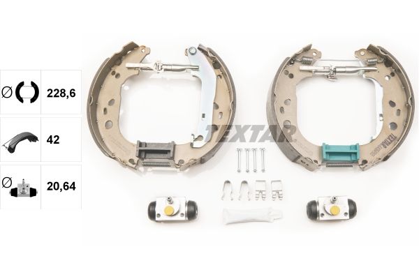 Bremsbackensatz TEXTAR 84064900