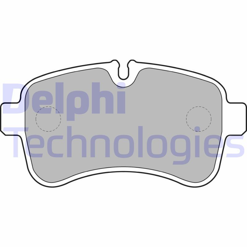 Bromsbeläggssats, skivbroms DELPHI LP2040