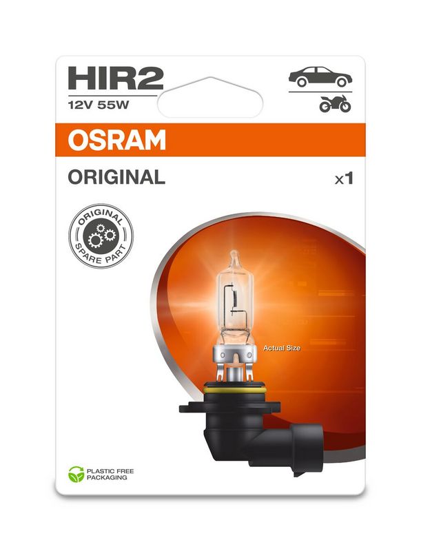 Glühlampe, Fernscheinwerfer OSRAM 9012-1BL