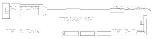 Warnkontakt Bremsbeläge TRISCAN 8115 24001