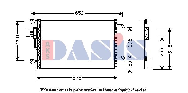 Kondensator, Klimaanlage AKS DASIS 302000N