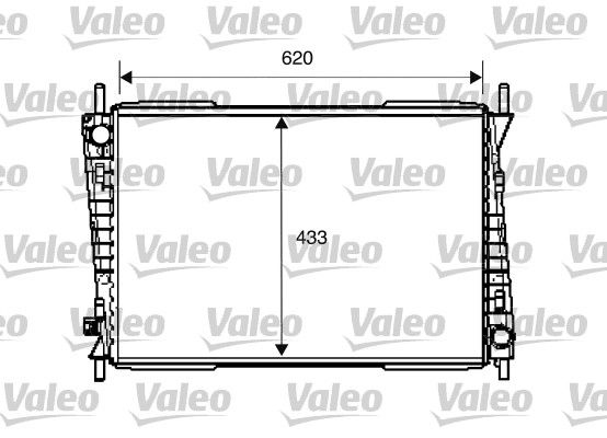 Kühler, Motorkühlung VALEO 734785