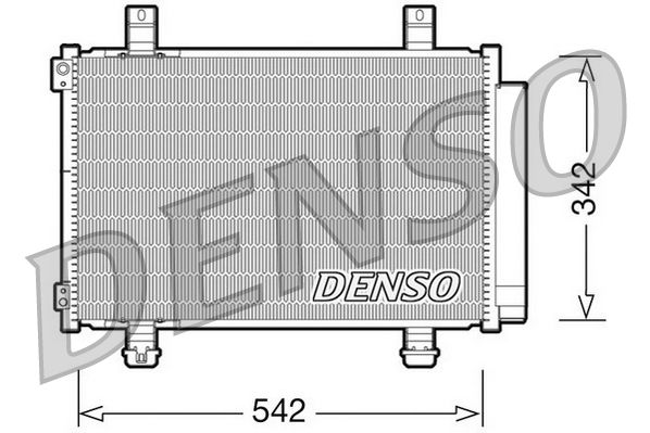 Klimakondensator Klimakühler Denso DCN47005