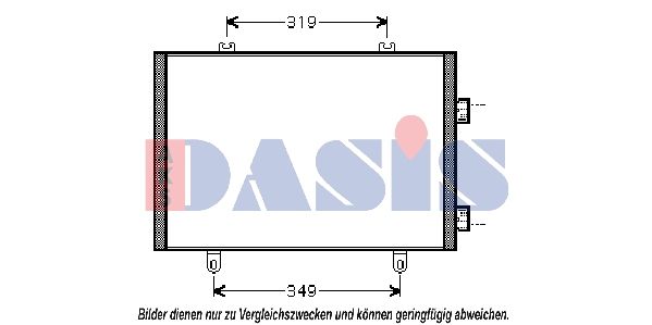 Kondensator, Klimaanlage AKS DASIS 392002N