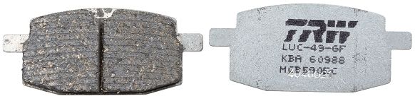 Bremsbelagsatz, Scheibenbremse TRW MCB590EC