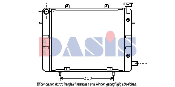 Kühler, Motorkühlung AKS DASIS 150260N