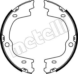 Bremsbackensatz, Feststellbremse METELLI 53-0188