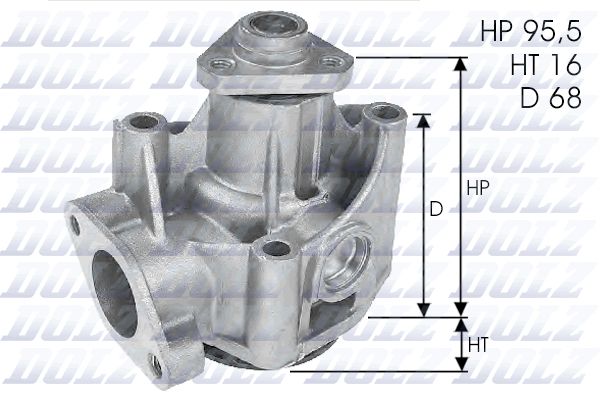 Wasserpumpe, Motorkühlung DOLZ l135
