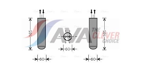 Trockner, Klimaanlage AVA QUALITY COOLING OLD351