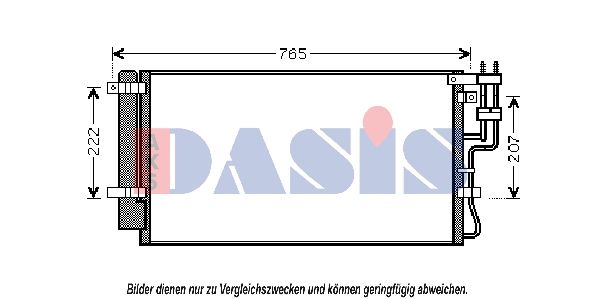 Kondensator, Klimaanlage AKS DASIS 510091N