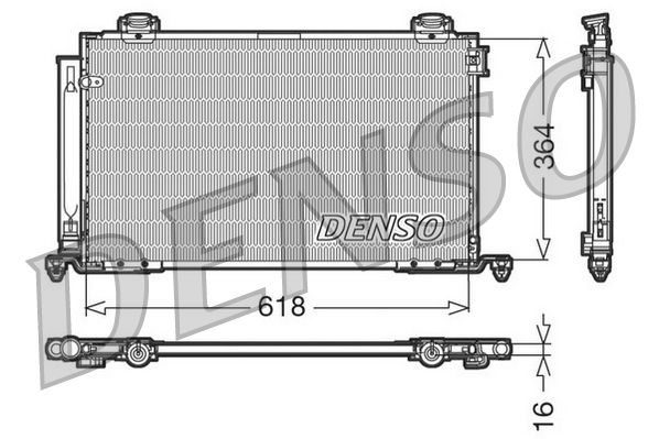 Kondensator, Klimaanlage DENSO DCN50015