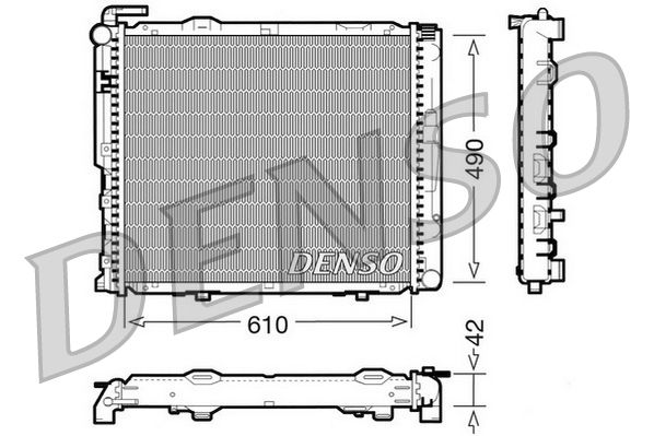 Kühler, Motorkühlung DENSO DRM17035