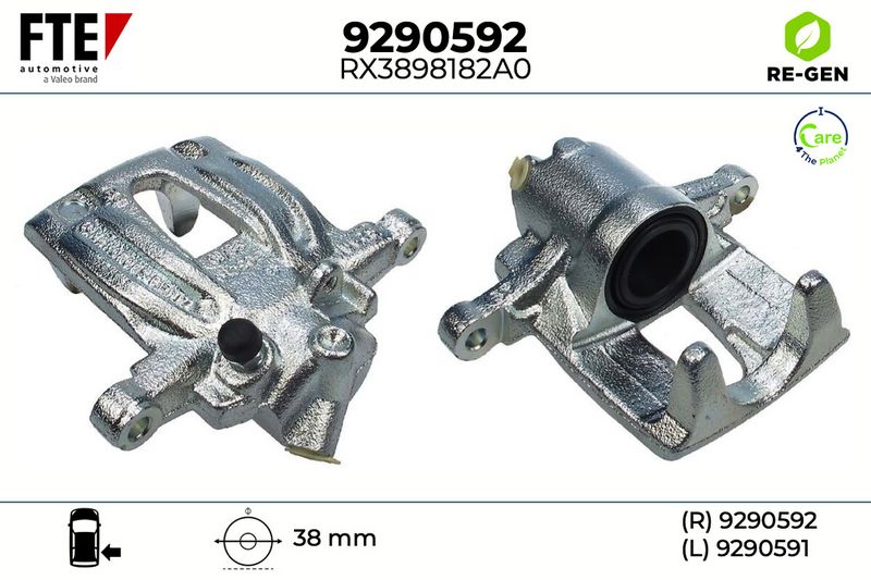 Bremssattel FTE 9290592