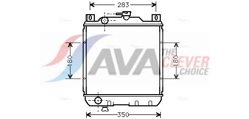 Kühler, Motorkühlung AVA QUALITY COOLING SZ2018