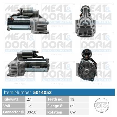 Starter MEAT & DORIA 5014052