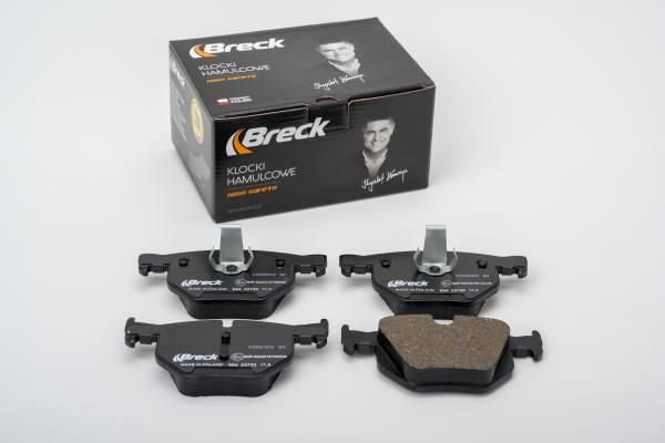 Bremsbelagsatz, Scheibenbremse BRECK 23732 00 554 00