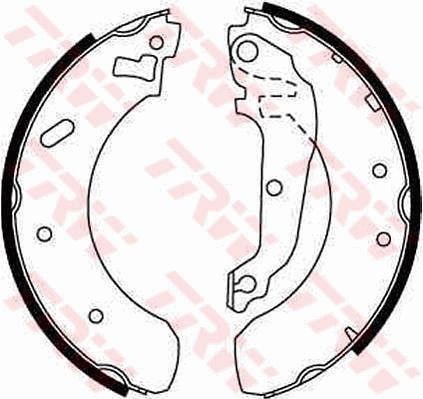 Bremsbackensatz TRW GS6215