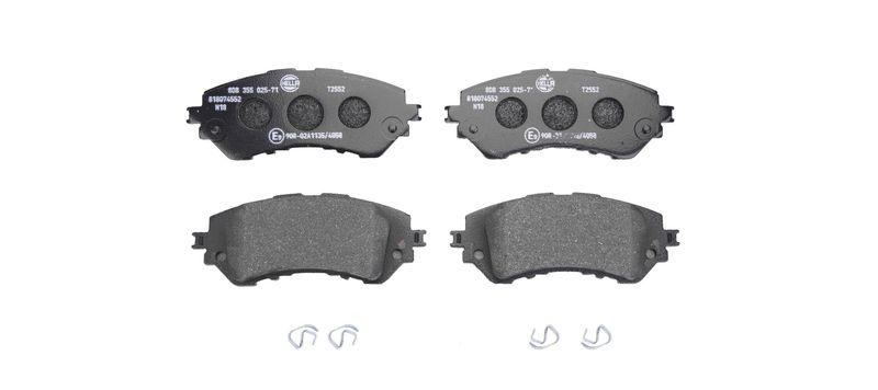 Bremsbelagsatz Bremsbeläge HELLA 8DB 355 025-711
