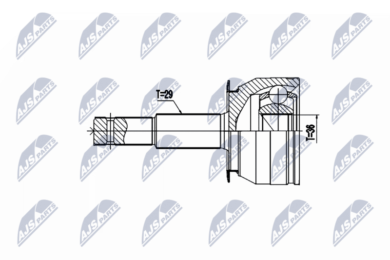 Gelenksatz Antriebswelle NTY NPZ-NS-100