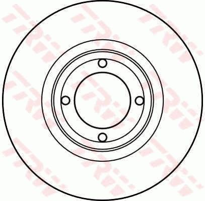 Bremsscheibe TRW DF2613