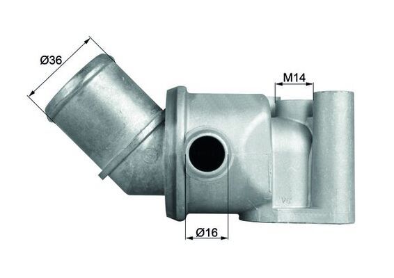 Thermostat, Kühlmittel MAHLE TI9187D