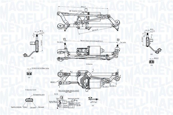 Scheibenreinigungsanlage MAGNETI MARELLI 064351746010
