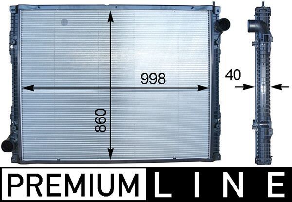 Kühler, Motorkühlung MAHLE CR916000P
