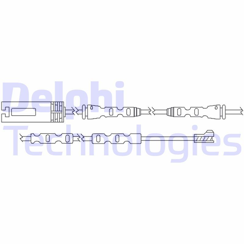 Warnkontakt, Bremsbelagverschleiß DELPHI LZ0210
