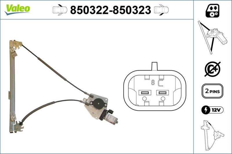 Fensterheber VALEO 850322