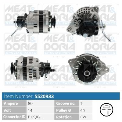 Generator MEAT & DORIA 5520933