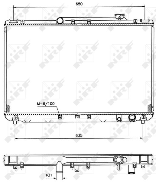 Kühler, Motorkühlung NRF 506721