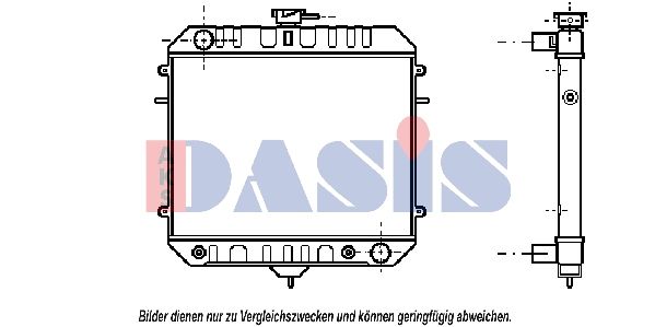 Kühler, Motorkühlung AKS DASIS 150590N