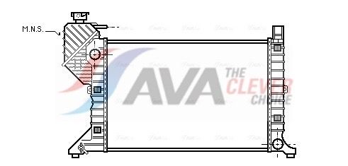Kühler, Motorkühlung AVA QUALITY COOLING MSA2181