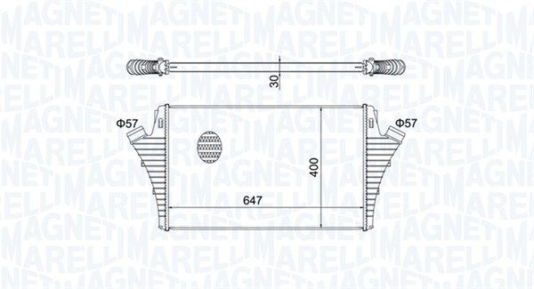 Ladeluftkühler MAGNETI MARELLI 351319204650